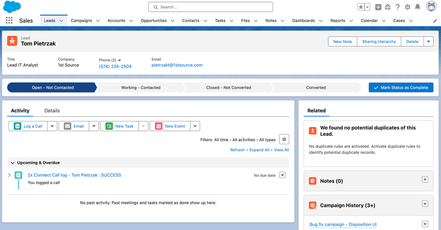 screenshot of 2x Connect
